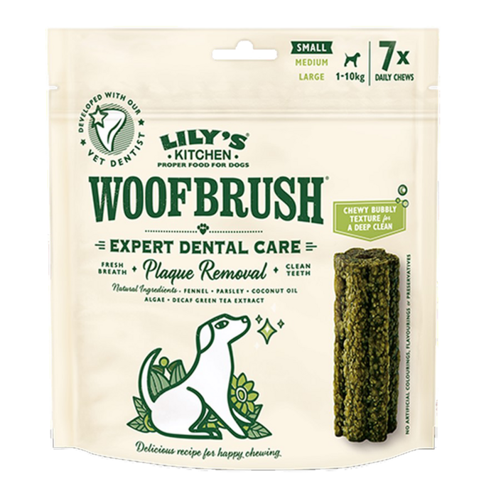 LK 릴리스키친 우프브러시 스몰 강아지 입냄새 치석제거 비건 껌 입냄새 예방