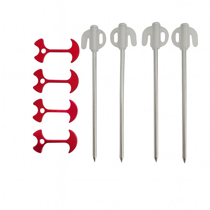 캠핑 고정 말뚝 야광 텐트 고정핀 데크핀 텐트팩