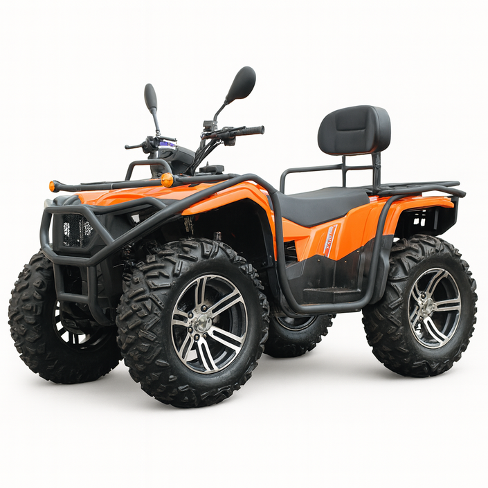 진짜 4륜구동 바이크존 350cc 풀타임 사륜구동 ATV 사륜 바이크 산길 갯벌 험로 산악, 오렌지