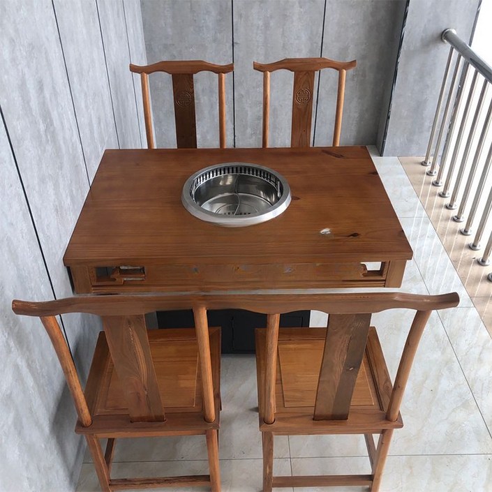 식당 화로대 불판 사각 바베큐 고기 장어 구이