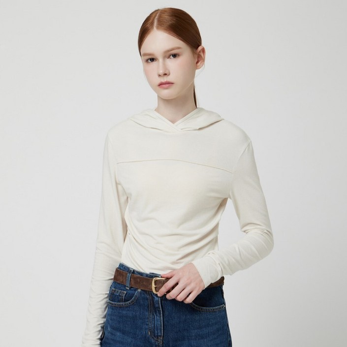 베이직 후드 티셔츠_C253PSM025