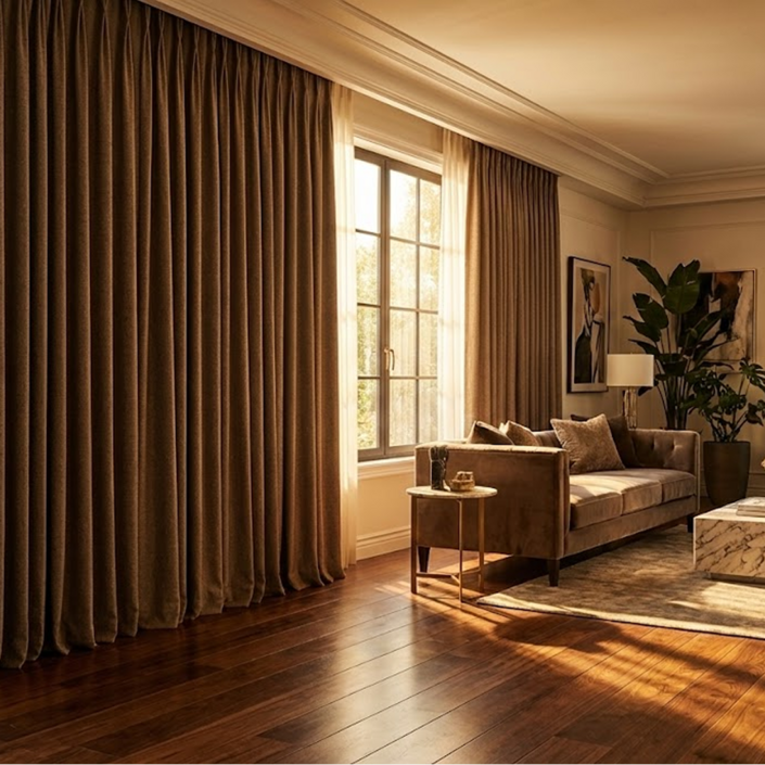 노노파이어 난연 맞춤제작 두꺼운 암막커튼 핀형