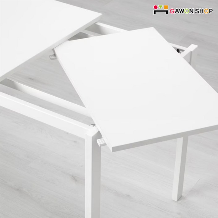 이케아 VANGSTA 2-4인용 확장형 테이블/식탁/책상, 블랙-다크브라운 20221103