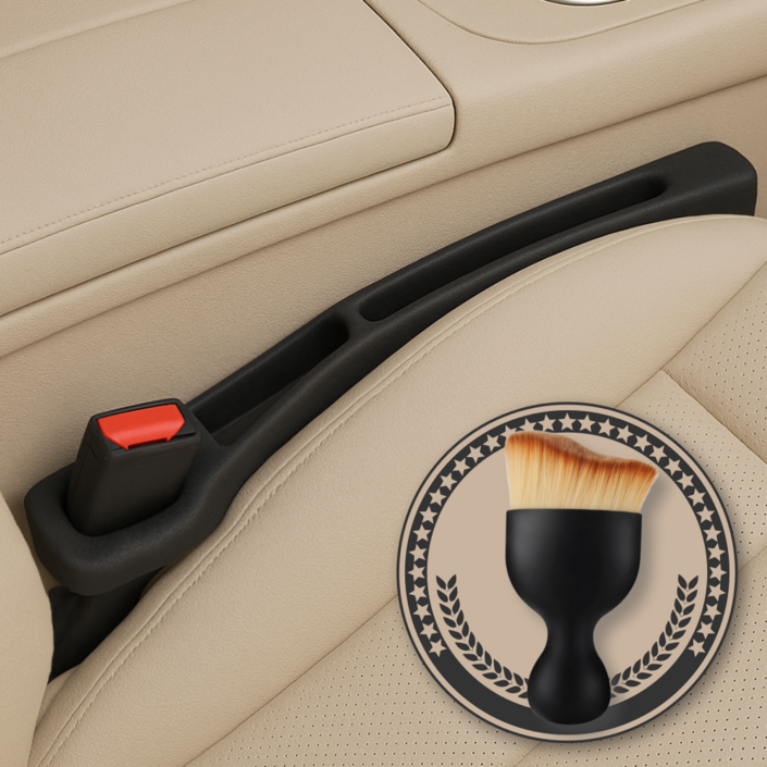 헤인느 전차종 호환 차량 틈새 쿠션 빠짐 방지 사이드 포켓 자동차 수납 좌우세트