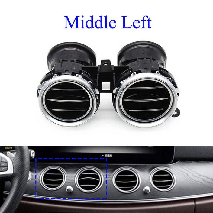 에어컨 송풍구 벤츠 E클래스 W213 20162023용 대시보드 좌우 에어벤트 그릴 센터 리어 벤트 아웃렛 완전 조립품