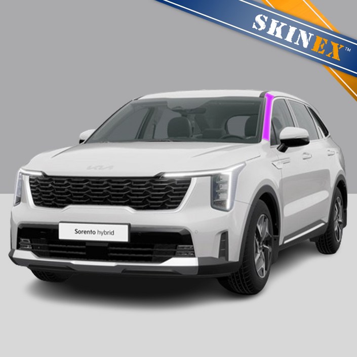 스킨엑스 쏘렌토 MQ4 페이스리프트 A필러 PPF 차량보호필름, 1개, 쏘렌토 MQ4 페이스리프트