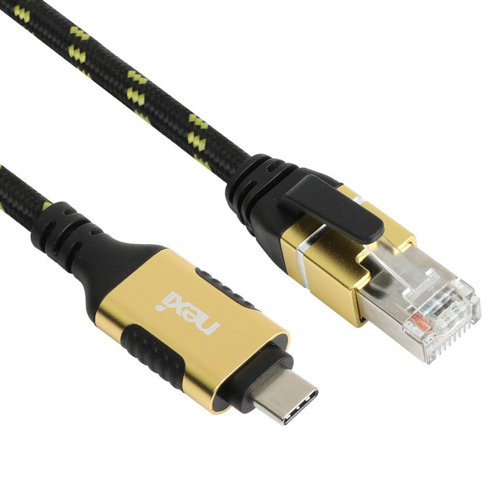 넥시 노트북 랜선 젠더 C타입 to LAN 케이블 5M 맥북 랜포트 랜젠더 NX1393, 블랙메쉬, 1개, 5m 넥시 노트북 랜선 젠더 C타입 to LAN 케이블 5M 맥북 랜포트 랜젠더 NX1393, 블랙메쉬, 1개, 5m