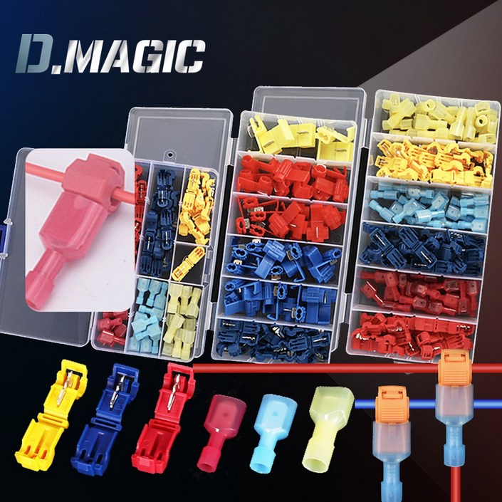 무탈피 커넥터 T형 스카치락 60PCS120PCS360PCS