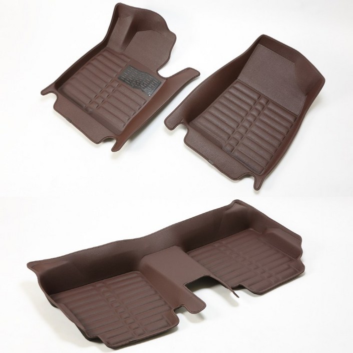 몬스터매트 5D매트 가죽코일카매트 브라운, 벤츠 E클래스 W213