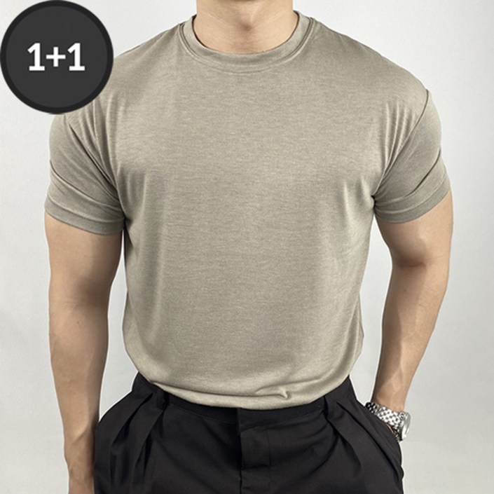 11 남자 머슬핏 반팔 티셔츠 헬스 상의