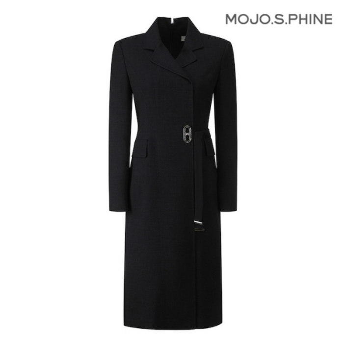 모조에스핀 허리장식 H라인 원피스 BKJ241MSE005DH1410864