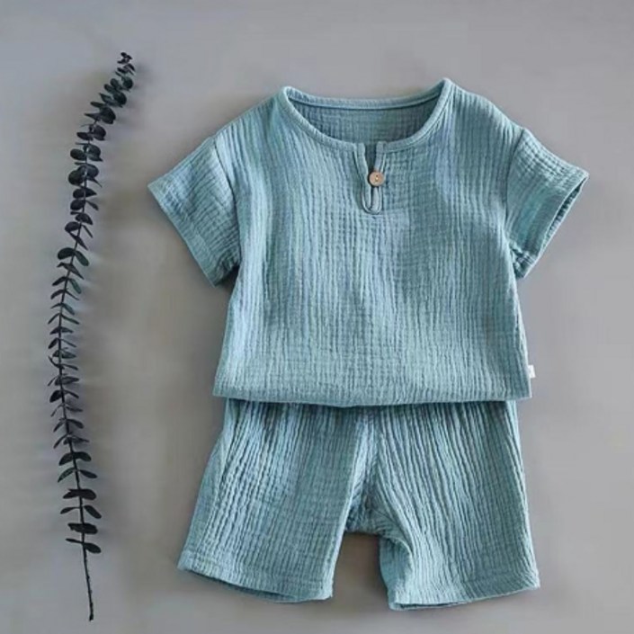 앨리홈 쿨링린넨심플상하 아기 상하복 나시 세트 린넨상하복 데일리룩 통기성 냉감 소재 외출복 실내복