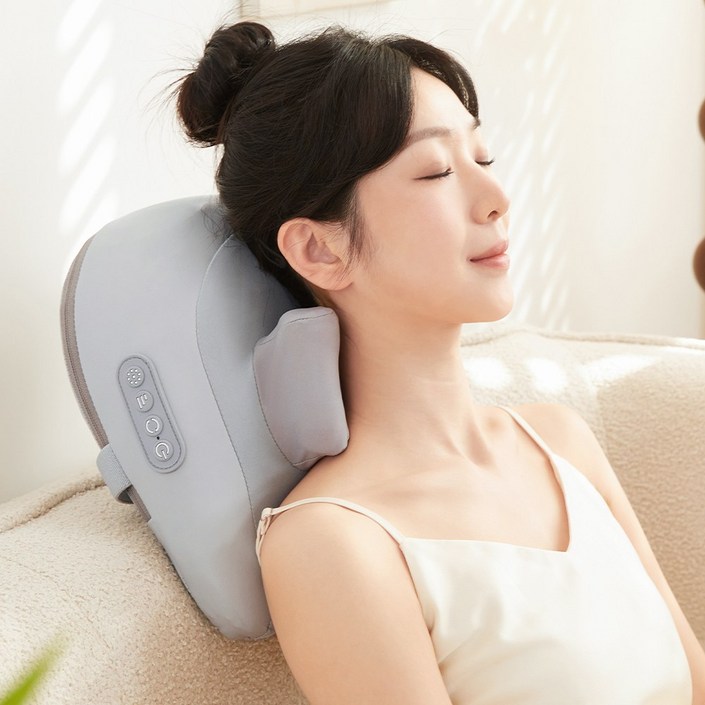 아우리넥스 프리미엄 목 어깨 베개 마사지기