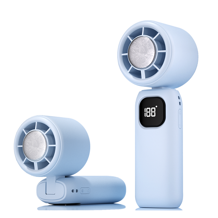 민루플 급속 냉각 에어컨 접이식 무선 휴대용 선풍기 미니선풍기 손선풍기 100단계 조절