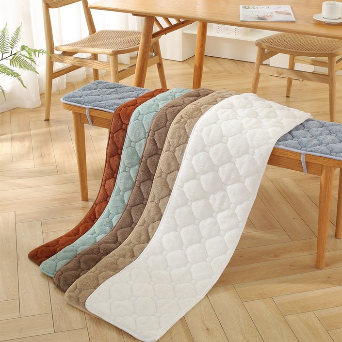 벤치의자 매트 쿠션 깔개 패드 벤치 방석  긴의자 사각