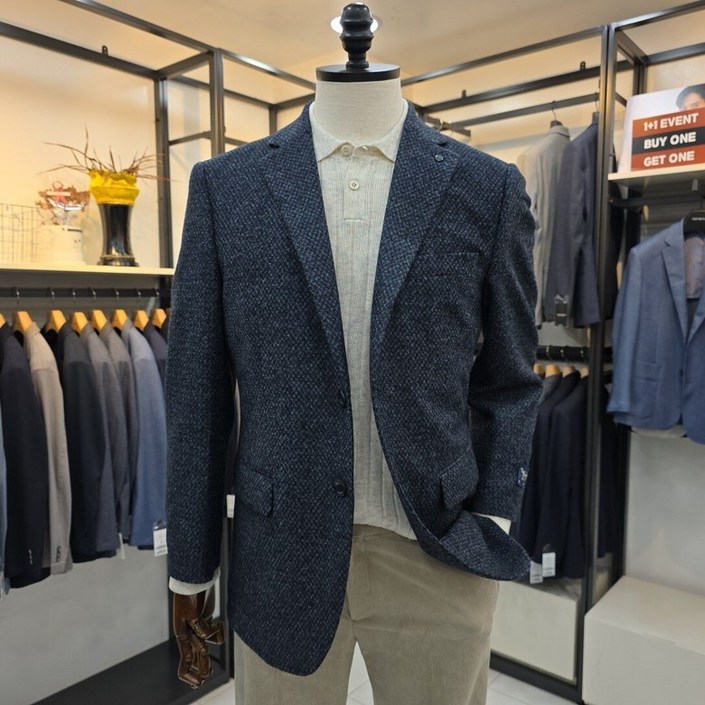 트레몰로 빅사이즈 울저지 가을겨울용 기본핏 자켓 TGBFF5F33912156