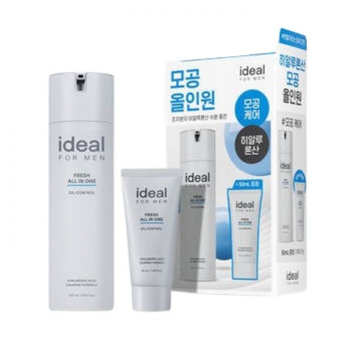 아이디얼포맨 프레시 올인원 150ml 50ml, 1세트 아이디얼포맨 프레시 올인원 150ml 50ml, 1세트