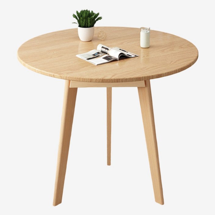 원목 원형 티테이블 원형식탁