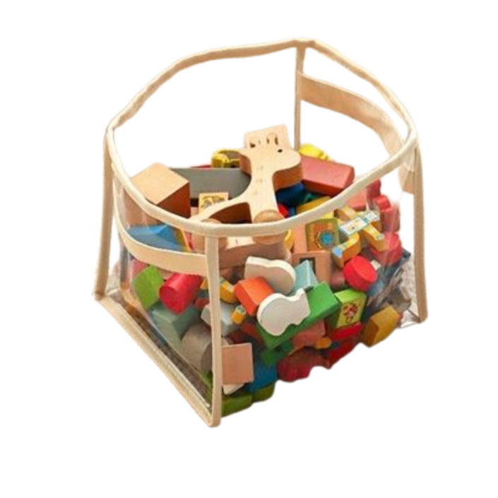 소소무역 PVC 장난감 정리함 사각형 인형 레고 보관함