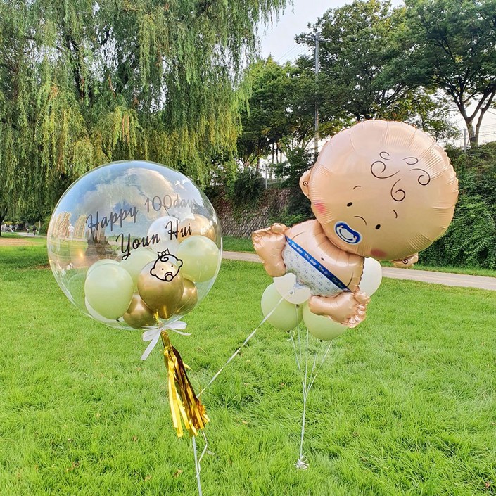 헬륨완제품 숫자 공룡 캐릭터 풍선 생일 결혼, 할로윈크리스마스풍선7.산타