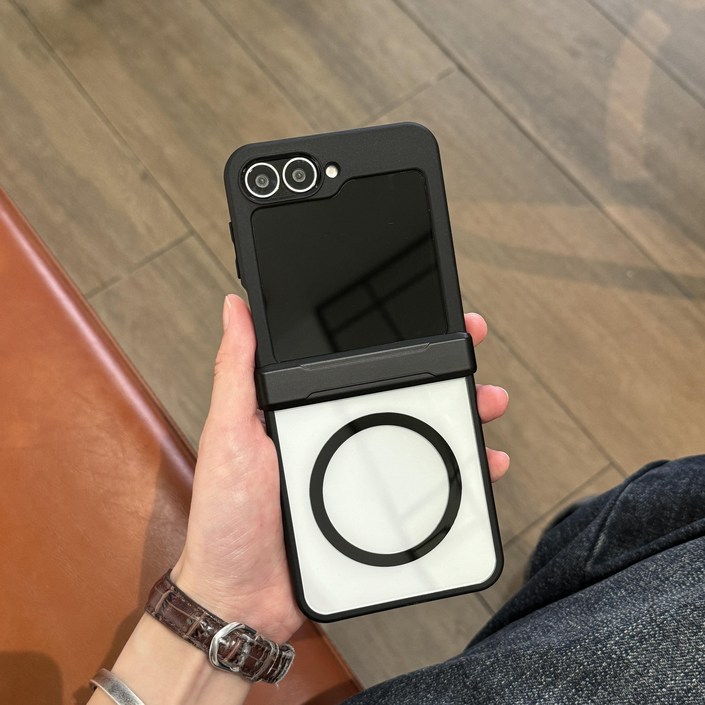 윰스모르 2배 자력 플립4 플립5 플립6 플립7 맥세이프 힌지보호 케이스 지플립