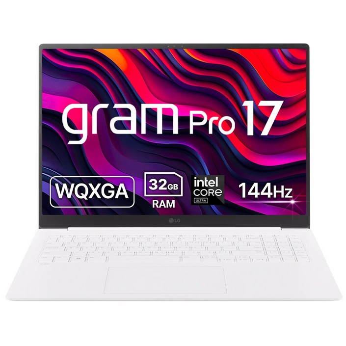LG 그램 프로 17ZD90SPGX79K Ultra7 32GB 512GB, 17ZD90SPGX79K, Free DOS, 32GB, 512GB, 에센스 화이트