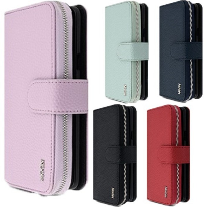 갤럭시 A52 A52s 케이스 지갑 가죽 카드 수납 포켓 다이어리 플러스 더문 지퍼