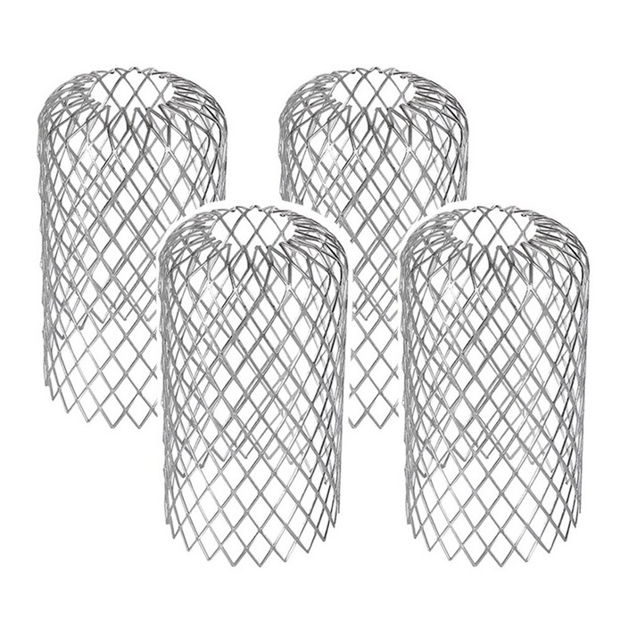 아모란나 우수관 지붕 배수관 낙엽방지 거름망 그물망 트랩필터 낙엽망 스탠철망, 4개