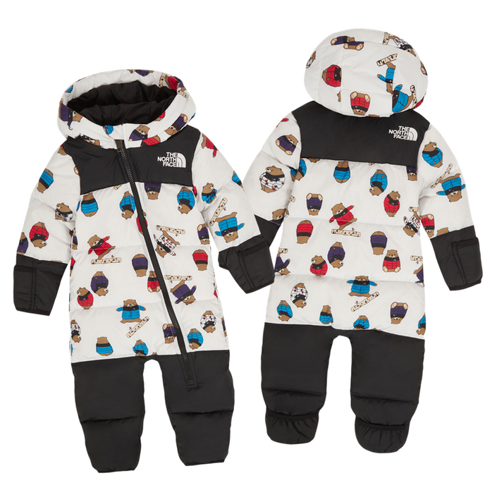 매장판 노스페이스 키즈 베이비 눕시 우주복 1996 레트로 원피스 화이트 NQ1DR75S