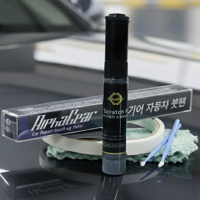 알파기어 SM5 노바 붓펜 NBE 네오블랙 카 페인트 차량용 자동차 셀프 도색 기스제거, SM5 노바 NBE사은품, 1개