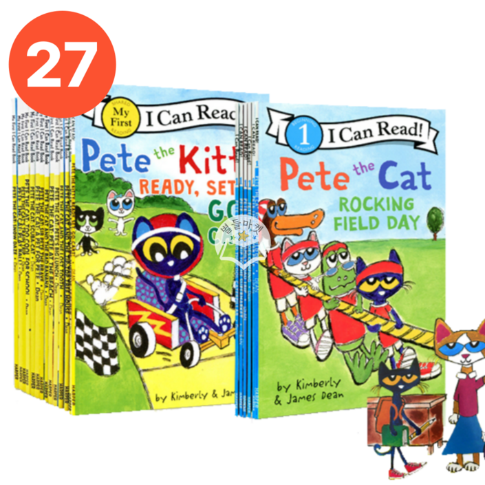 아이캔더 [국내무배] 최신 I Can Read Pete The Cat 27권 아이캔리드 피트더캣 영어원서 음원제공