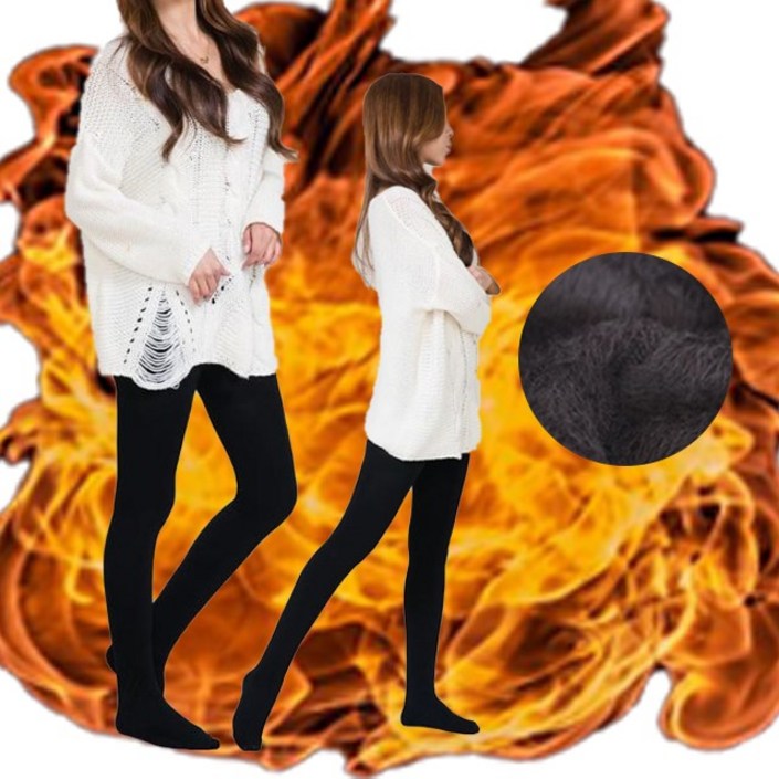 3매입 양모 밍크 유발 레깅스