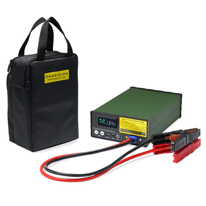 다걸다 국산 12V,24V 겸용 JUMP80000 전문가형 점프스타터 대용량 80,000mAh 리튬인산철 트럭 화물차 특장차 전차종 점프, 80000mAh, 1개