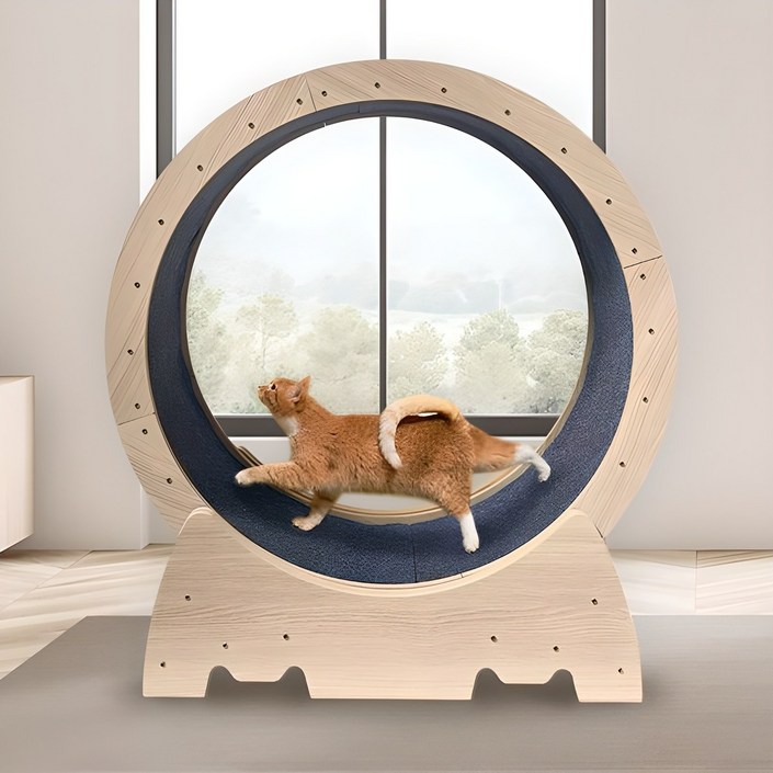 펫샵 저소음 안전 장금장치 간단설치 우다다 캣휠