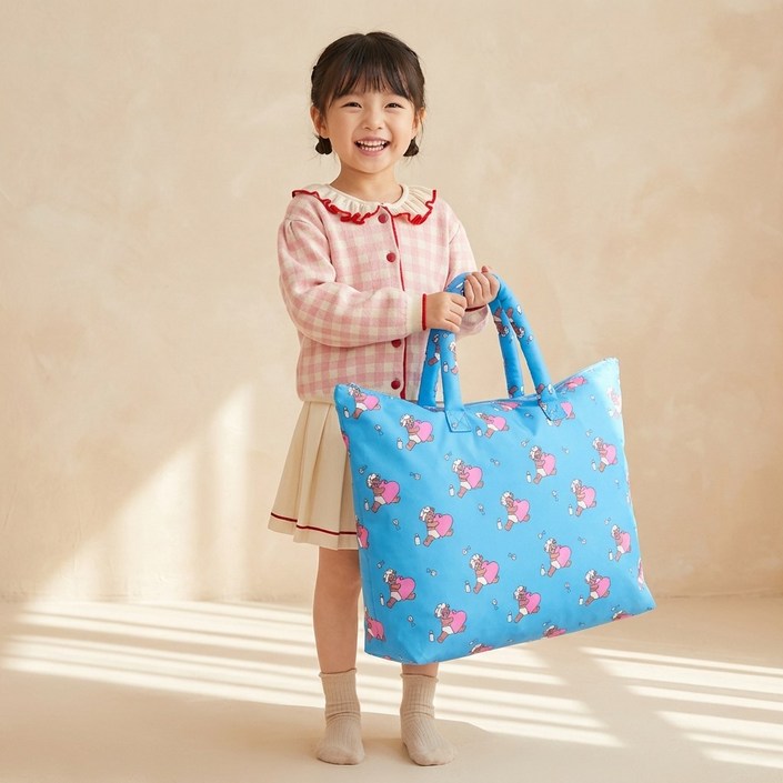 두들리 낮잠이불가방 이불보관함 방수가방 어린이집