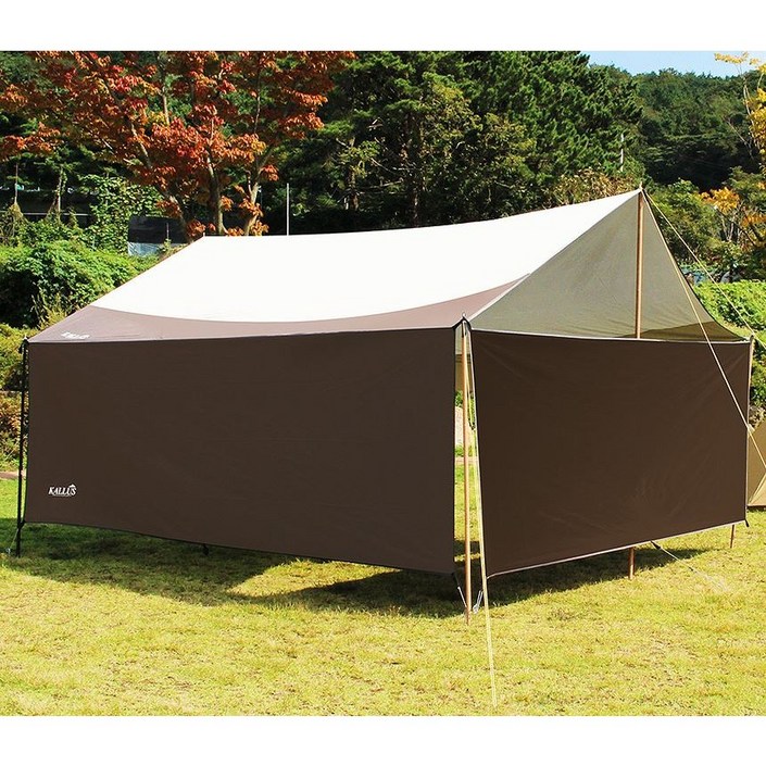 렉타타프 스크린 렉타타프 사이드월 자외선 차단 바람막이 텐트 가림막 세트