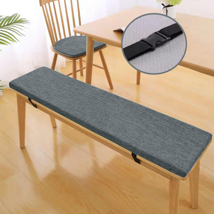 FOWOD  벤치 의자 방석 메모리폼 긴의자 전용 논슬립 쿠션