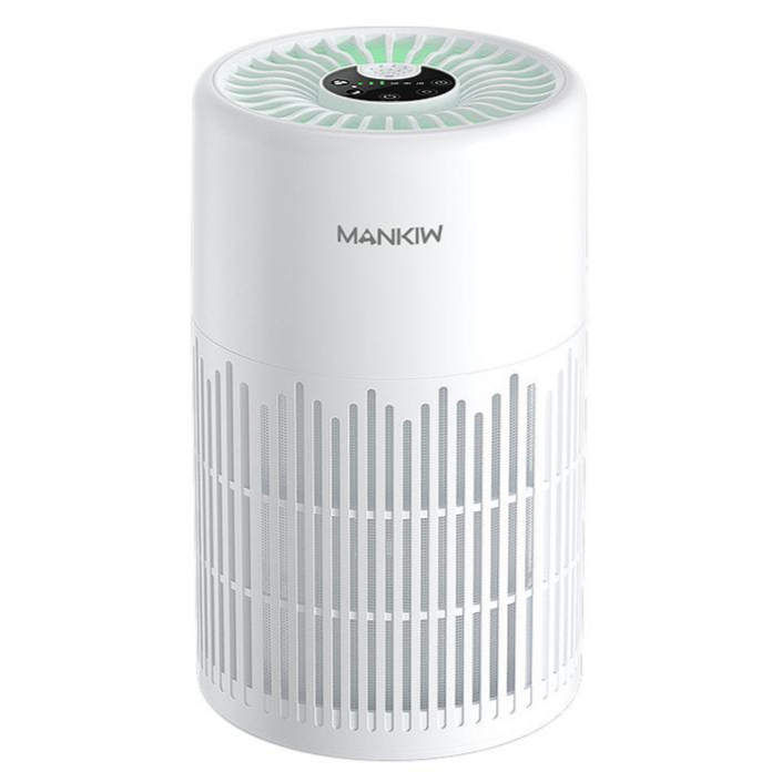 Mankiw맨큐 저소음 미니 공기청정기 최대 30제곱미터 초미세먼지 제거 다중 항균 필터 무드등 지원 PCAP01