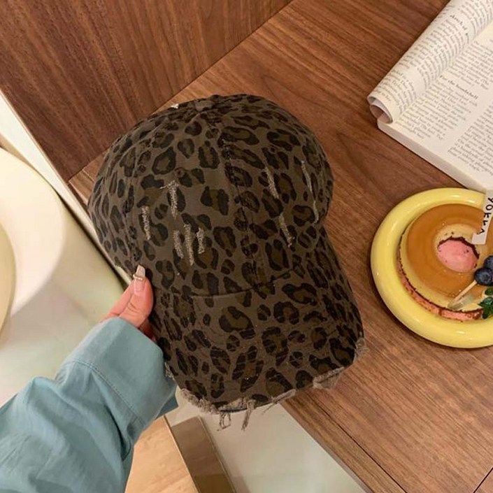 투니스 레오파드 무늬 야구 모자