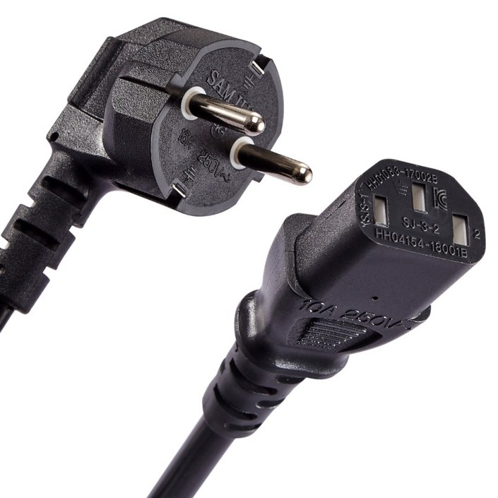 삼정 국산 AC 16A 전원케이블 파워코드, 1m, 1개 삼정 국산 AC 16A 전원케이블 파워코드, 1m, 1개