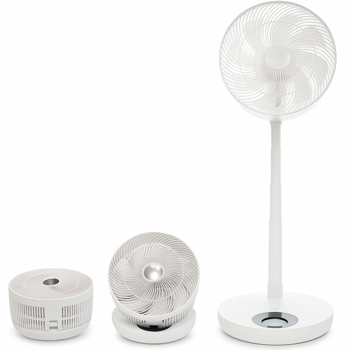 슈어홈 32단 BLDC 무소음 접이식 선풍기, SUH13CRB