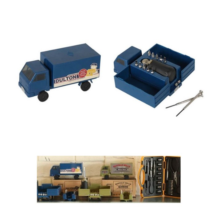 Dulton 인테리어 소품 미니 자동차 트럭 공구키트 덜튼 카페 소품 툴킷