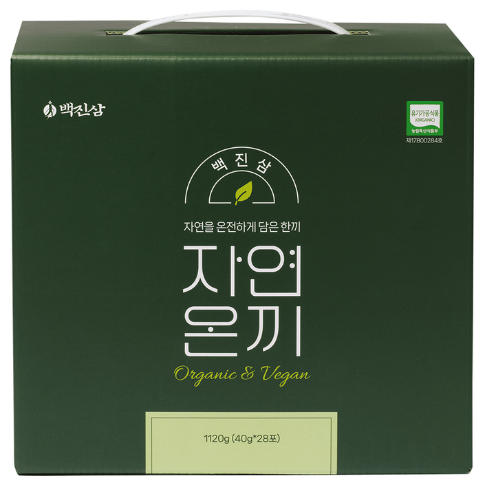 자연온끼 유기농 영양식 백진삼 프리이엄 생식 아침 식사대용 쉐이크 선식, 1.12kg, 2박스 자연온끼 유기농 영양식 백진삼 프리이엄 생식 아침 식사대용 쉐이크 선식, 1.12kg, 2박스