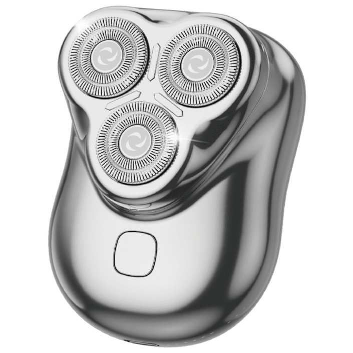 씨엔쇼핑 TV홈쇼핑 맥스 하이웨이 초소형 면도기 세트보호커버전용브러쉬USB충전선 포함, 실버