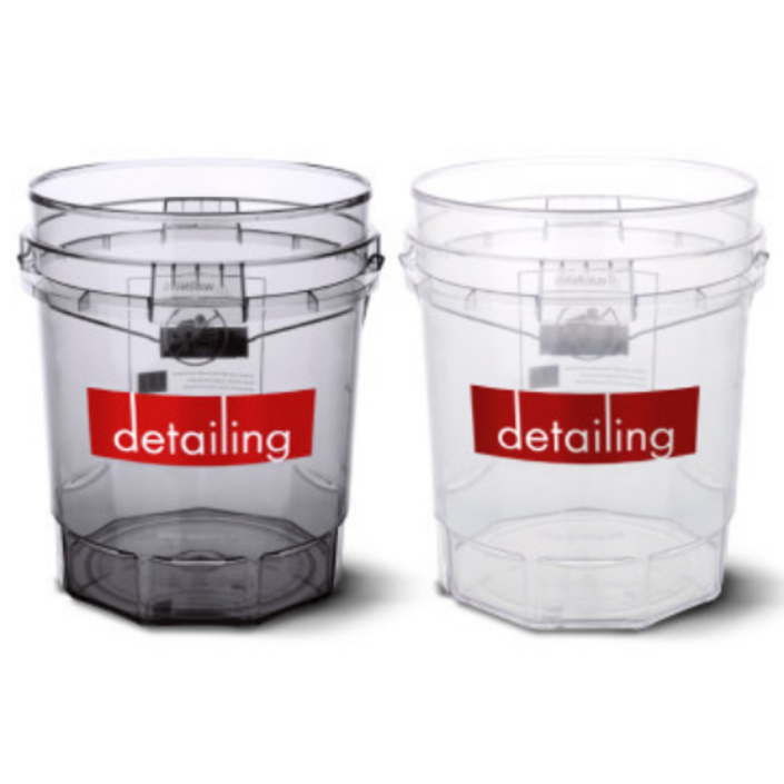 디테일링 크리스탈 클리어 세차버킷 투명 버킷