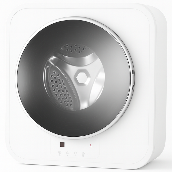 린텔라 벽걸이 미니 세탁기 소형 경량 3kg 속옷 건조 드럼 원룸 아기옷 빨래 고성능 소형