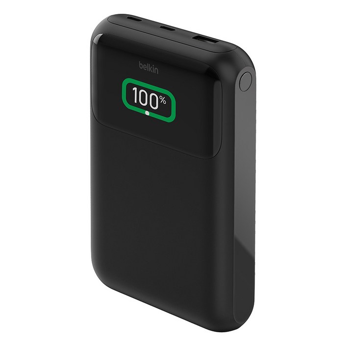 벨킨 부스트차지 프로 3포트 노트북용 65W 고속 충전 대용량 보조배터리 20K 20000mAh, BPB020btBK, 블랙