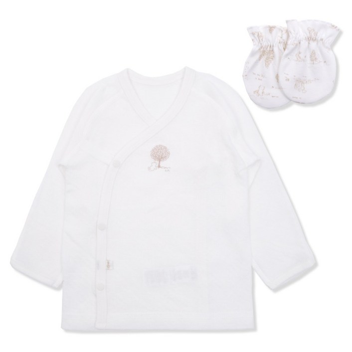 프레스트 배내 저고리  손싸개 세트 P MIFNBE04