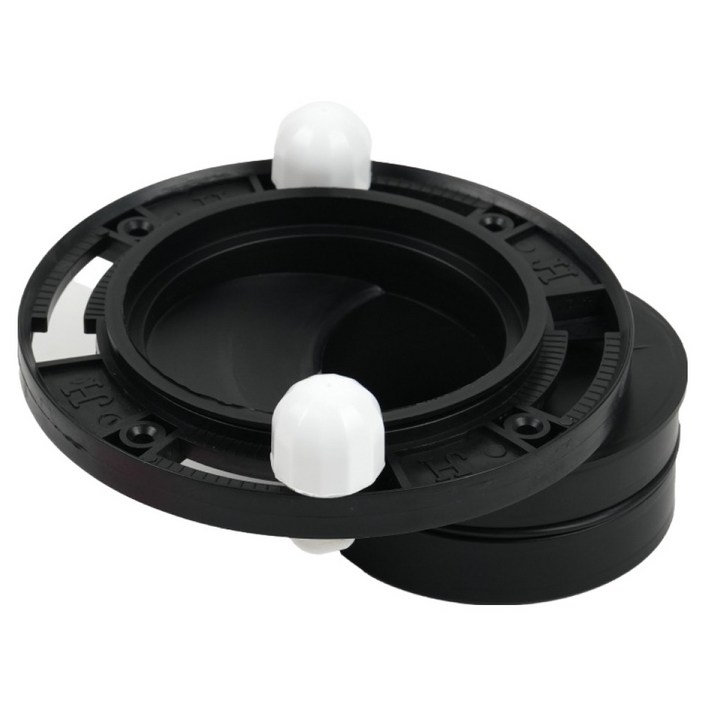 두진 욕실 양변기 50mm 비파괴 편심 플랜지 VG2배관용 악취 방지, 혼합색상