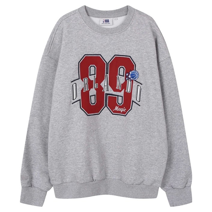 NBA 남녀공용 팀 아플리케 맨투맨 N261TS020P